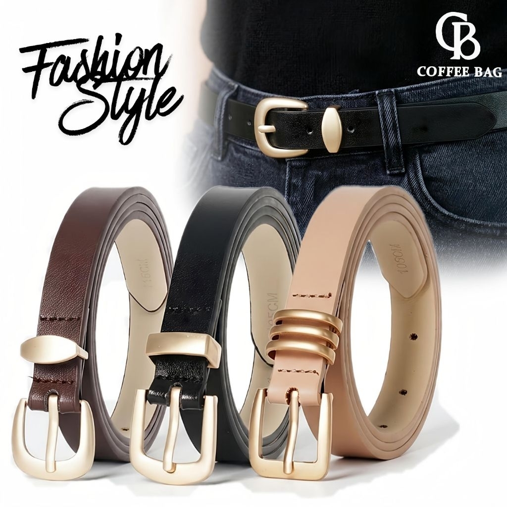 [CB] Sabuk Wanita MORTEGA Cantik untuk Dress & Celana Formal - Ikat Pinggang Kecil Aksesoris Fashion