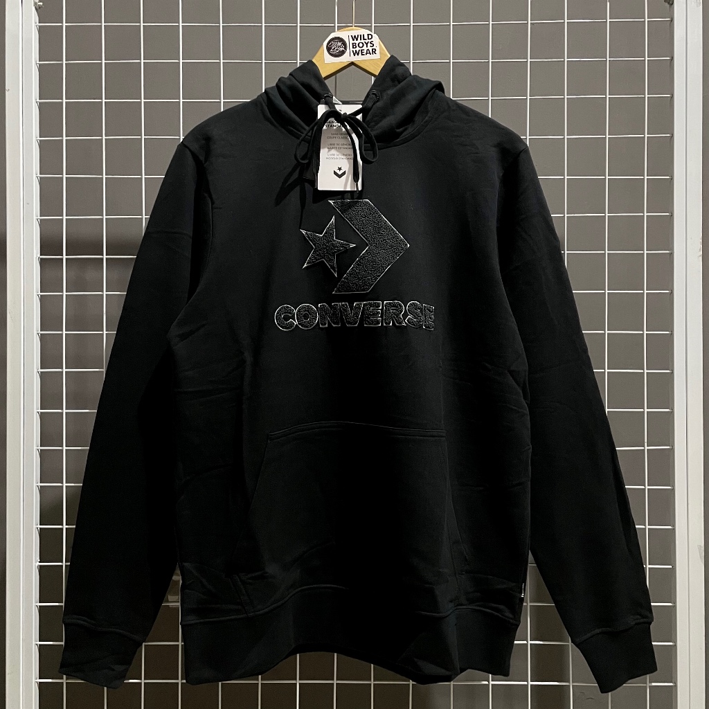 Hoodie Converse Star Chevron Embroidered Large Original