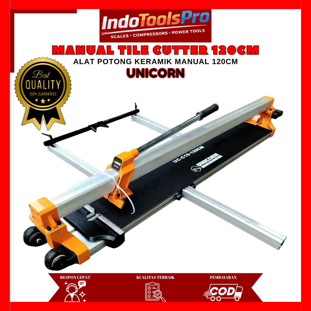 UNICORN TOOL Alat Potong Keramik Granit Manual 100cm 120cm
