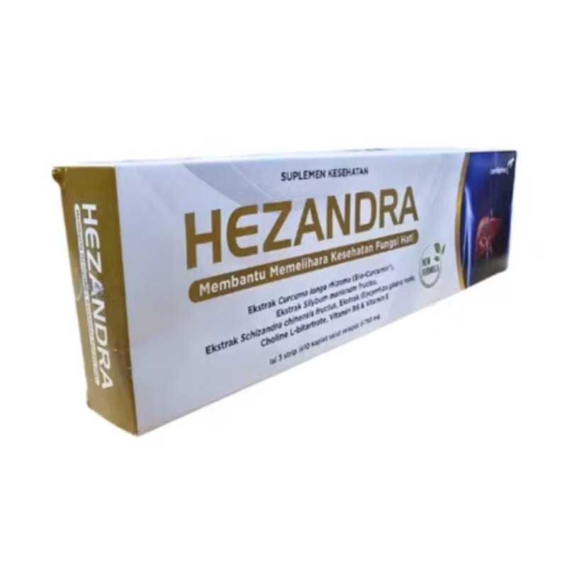HEZANDRA BOX 30KAPLET, SUPLEMEN KESEHATAN HATI
