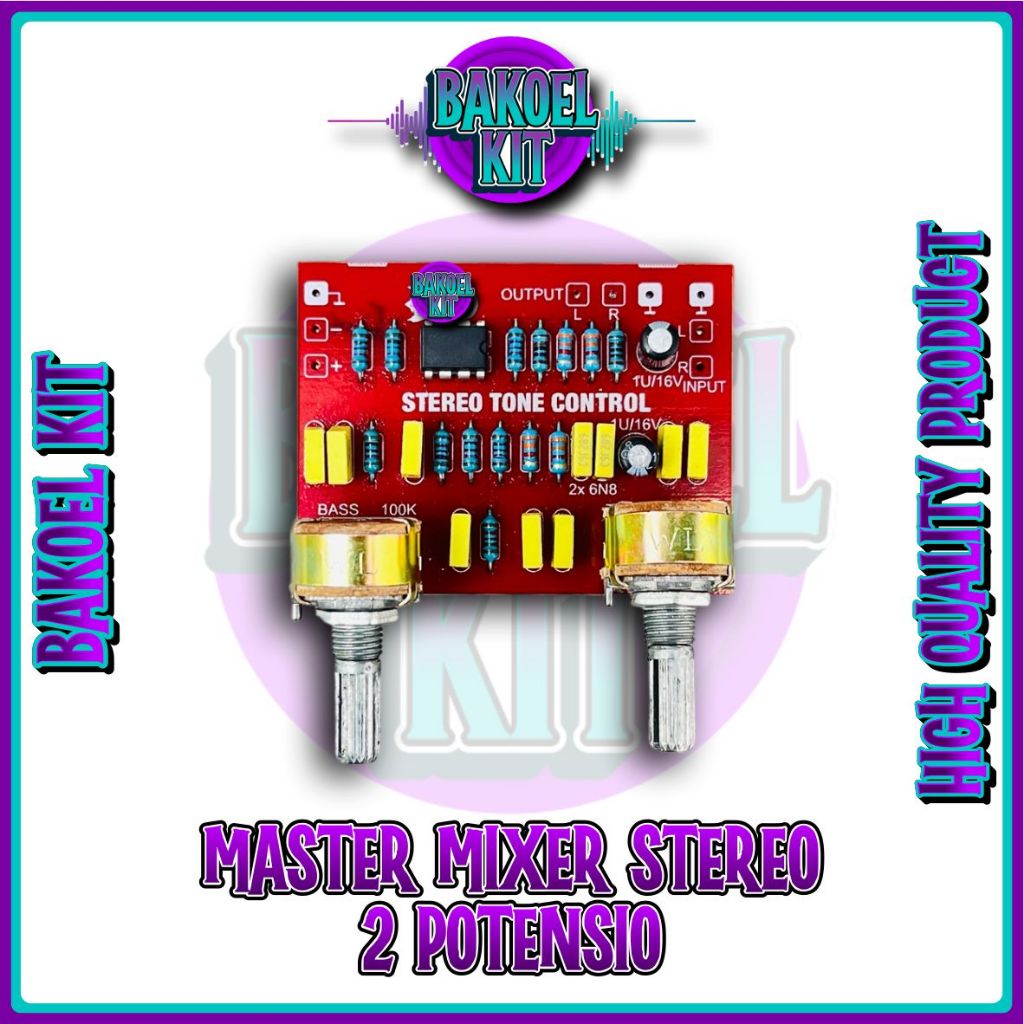 Stereo Tone Control Modul Mixer ups