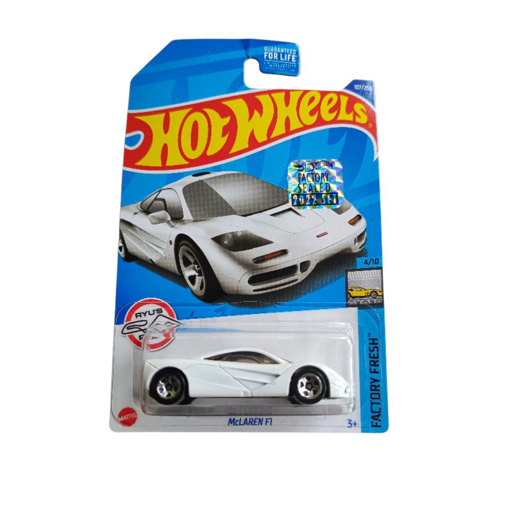Hot wheels Mclaren F1 putih recolor exlusive factory sealed 2022