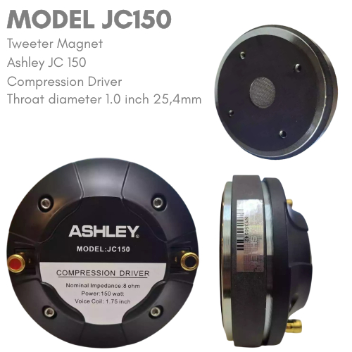 Tweeter Magnet Ashley JC150 / Driver Tweeter Ashley JC 150 Original