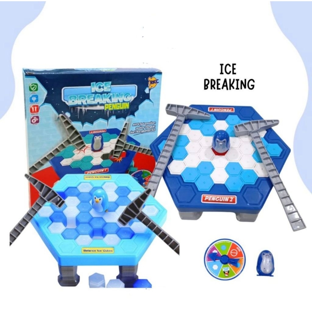 Ice Breaking Penguin  - Penguin Slide Luncur Lucu - Mainan Anak