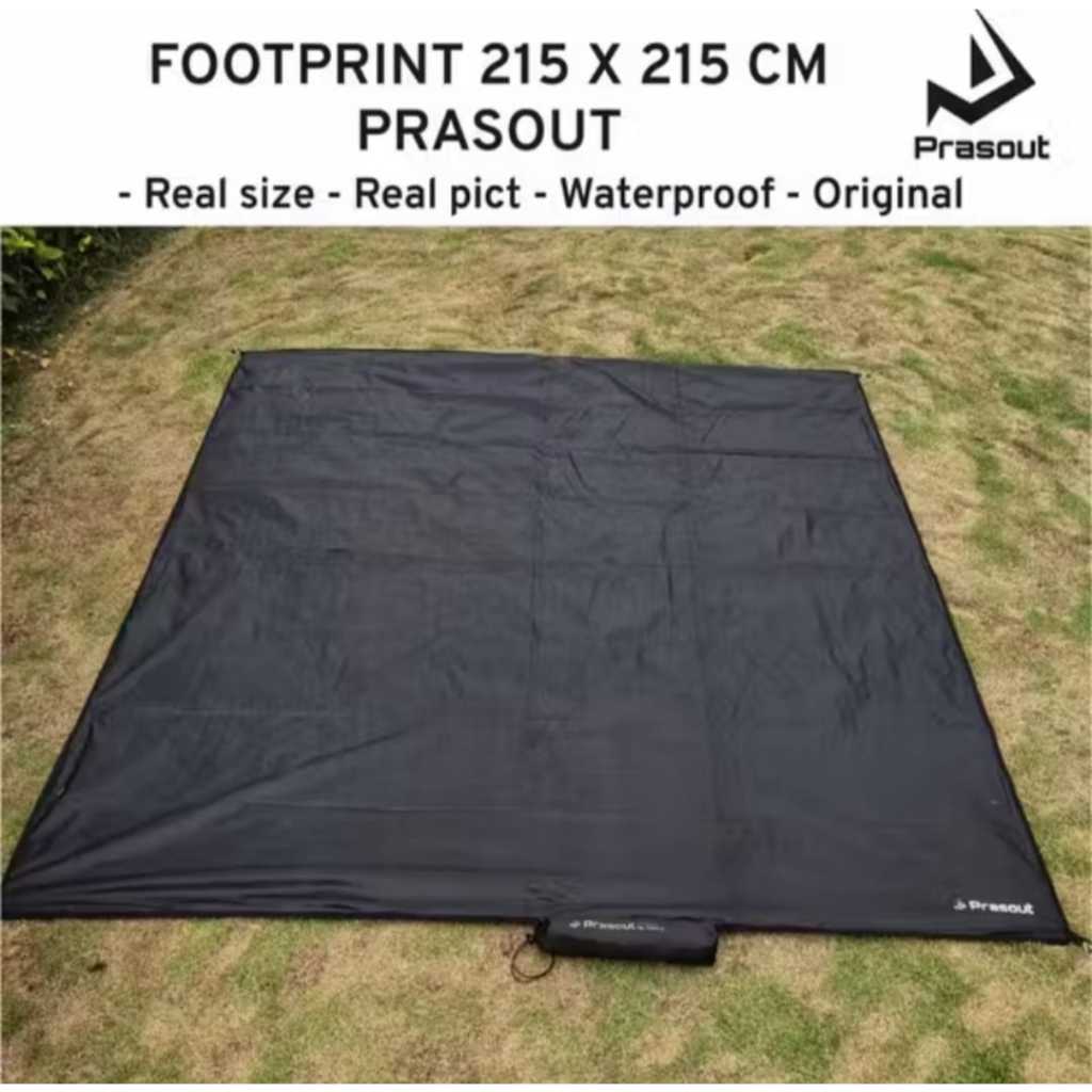 Footprint Alas Tenda 215cm x 215cm - Alas Tenda Multifungsi Flysheet
