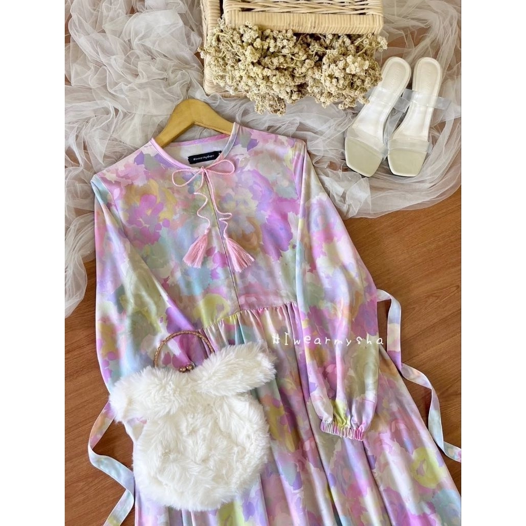Cellia Dress AURORA LILAC Iwearmysha