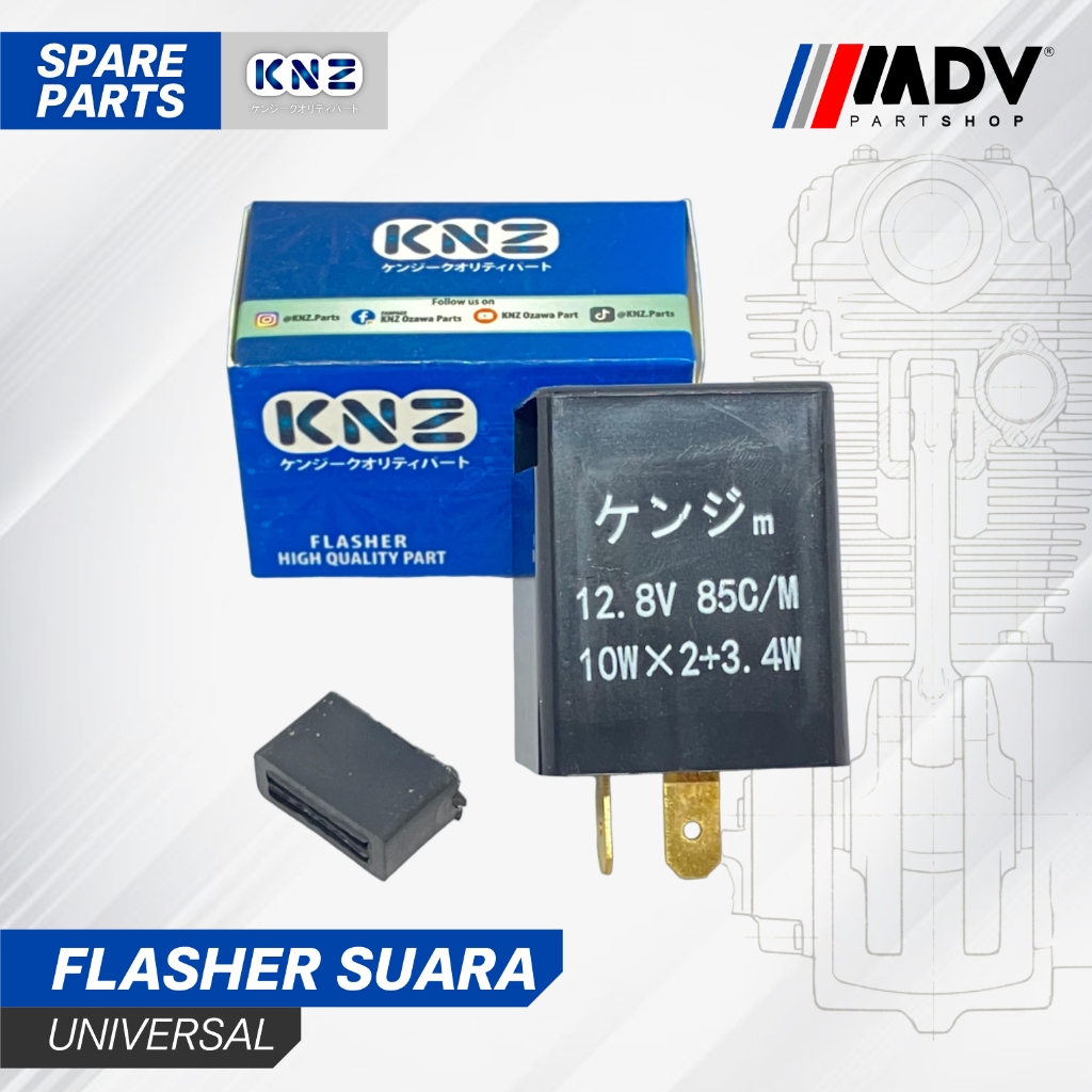 FLASHER SEN SUARA 12 V UNIVERSAL (KNZ)