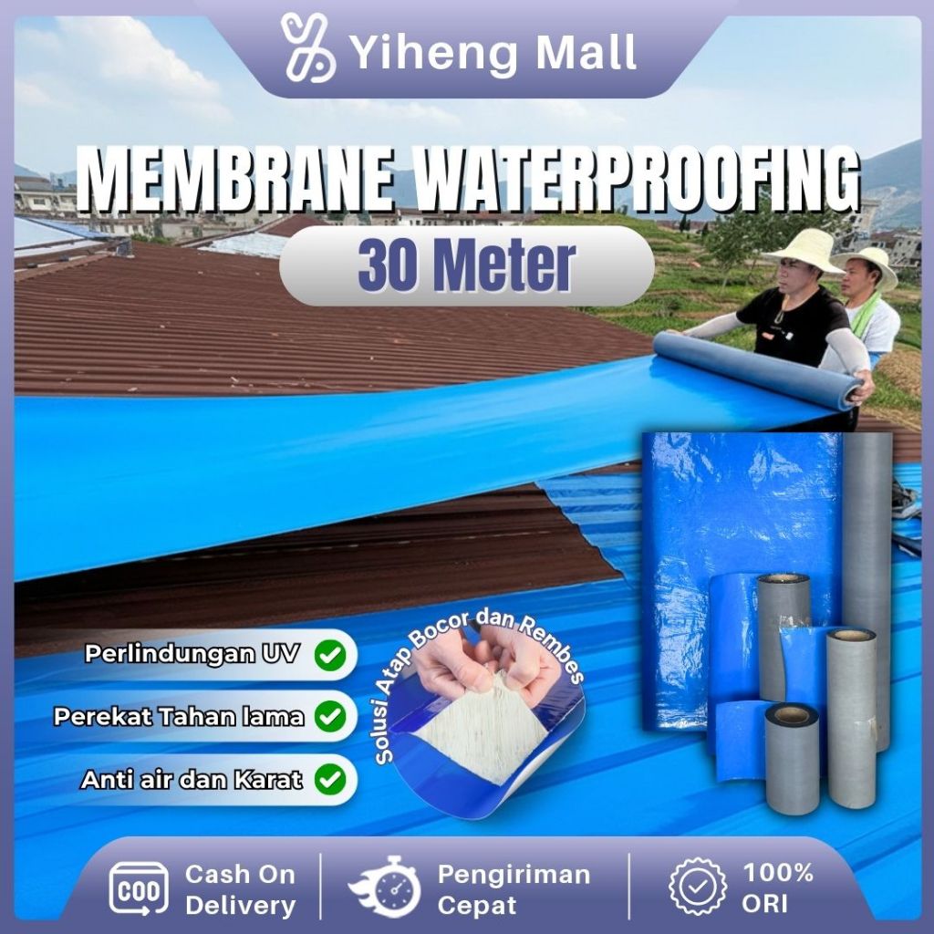 Waterproofing Membrane 30M Waterproofing Lakban Anti Bocor Waterproofing Membrane Bocor Waterproof L