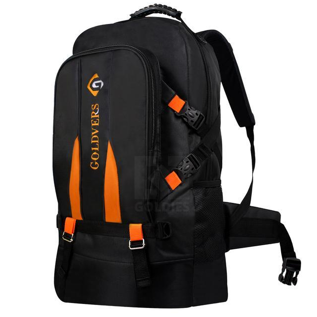 Eiger - Tas Ransel Jumbo Pria Wanita Crk01 Carrier 50L Ransel Mudik Travel Bahan Polyester - Hitam