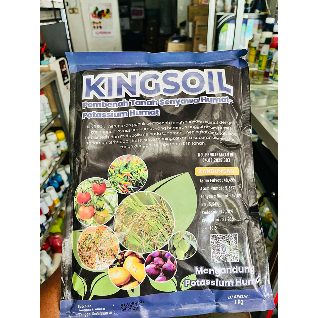 Pupuk KING SOIL Asam Humat pertanian 1kg