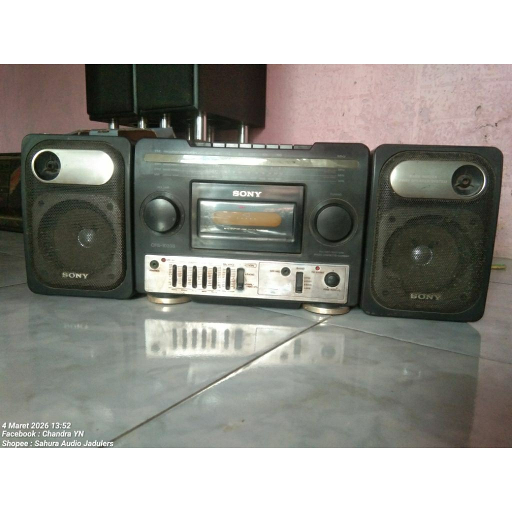 Radio tape Jadul "SONY CFS-1033S"