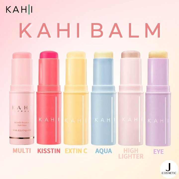 KAHI Multi Balm 9g / KAHI Extin Balm 9g /  KAHI UV Aqua Balm 9g / KAHI Kisstin Balm Pink 9g