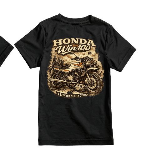 Kaos Honda Win 100 Custom Satuan | Kaos Biker Win 100 | Premium Quality