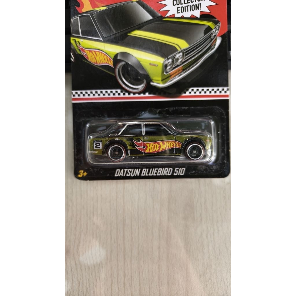 Hotwheels Datsun Bluebird 510 2017 Collector Edition