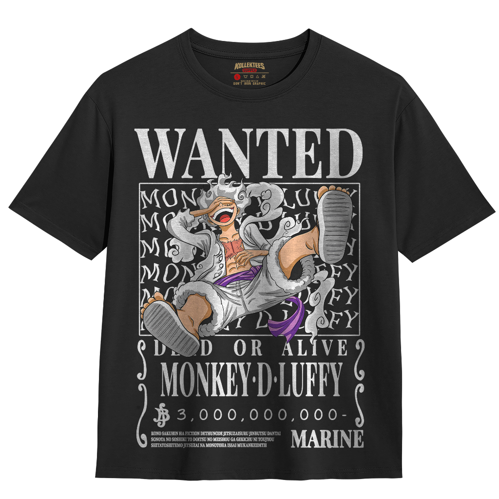 Kaos Anime One Piece  - One Piece Tshirt - Luffy Bounty