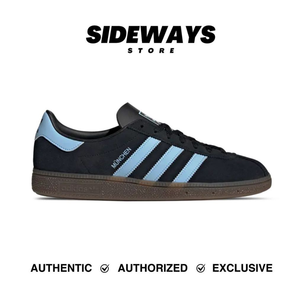 Adidas Munchen Black Clear Sky (JR3903) - 100% Original Guarantee