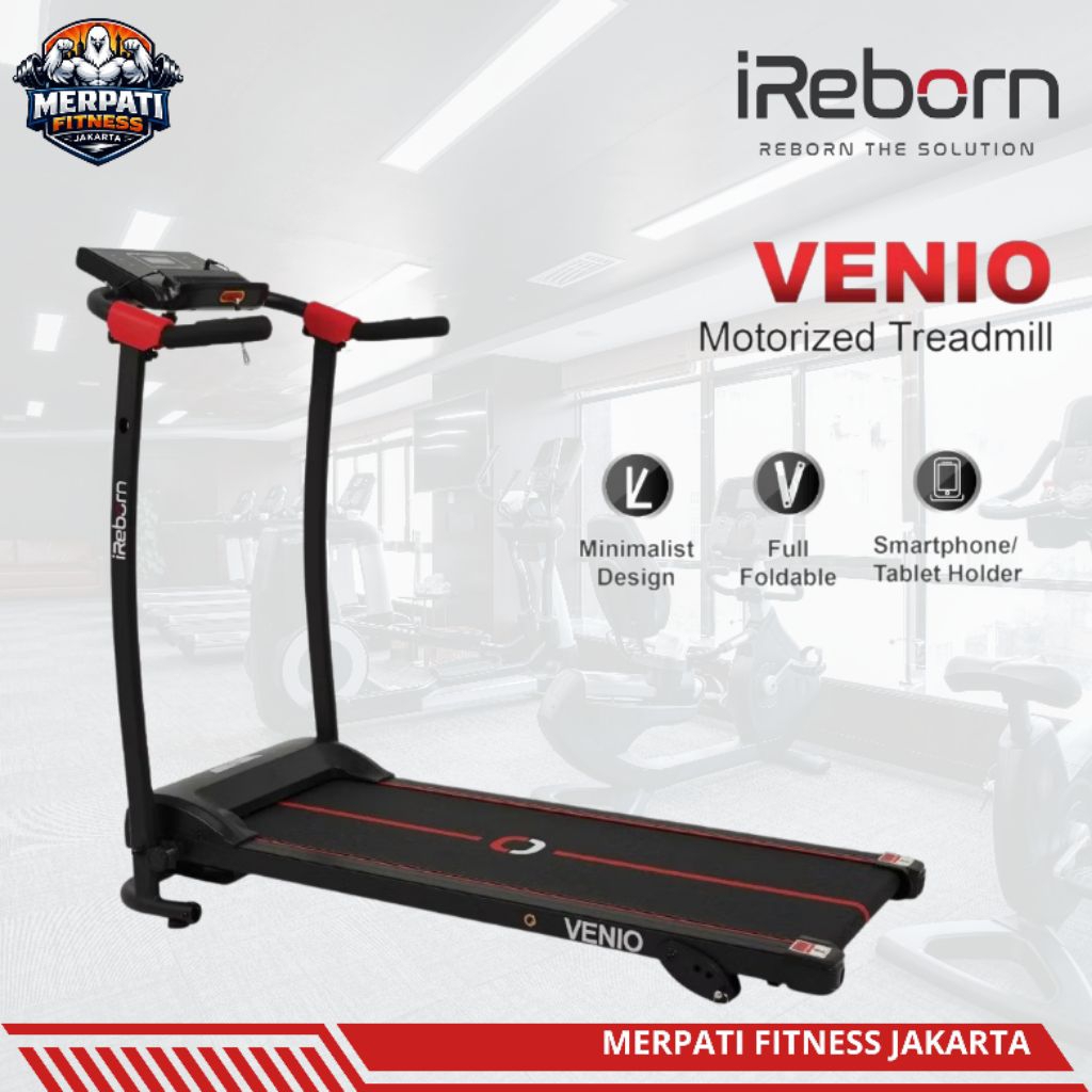 MERPATI FITNESS - Alat Fitness Treadmill Elektrik iReborn Venio