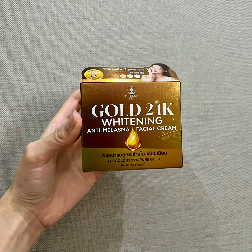 Precious Thailand Gold 24K Whitening Anti-Melasma Facial Cream 15gr