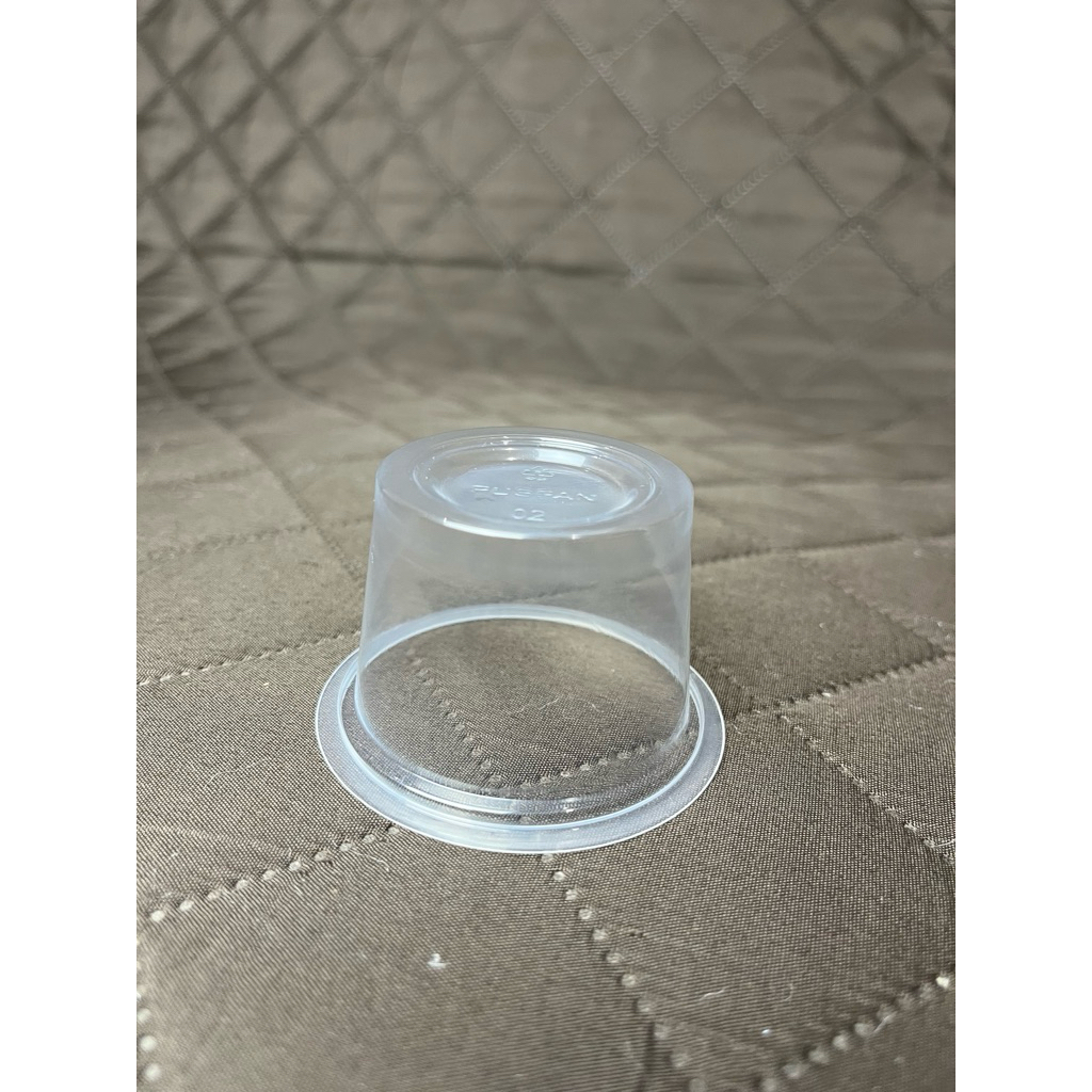 Cup Puding Plastik Bening 50ml & 65ml 50 Pcs
