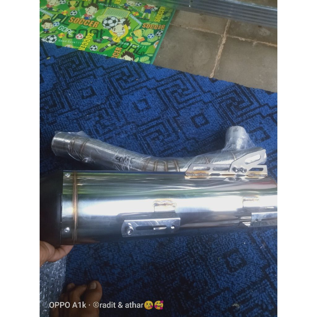kenalpot std racing bas adem original untuk metik Mio beat Vario pcx adv NMAX new aerox old