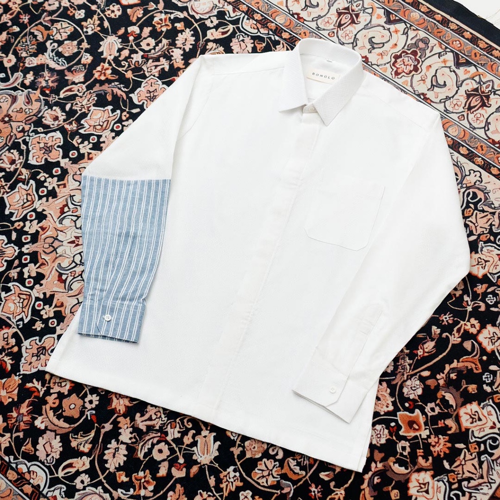 Titaga - Bonolo Kemeja Tenun Lengan Panjang