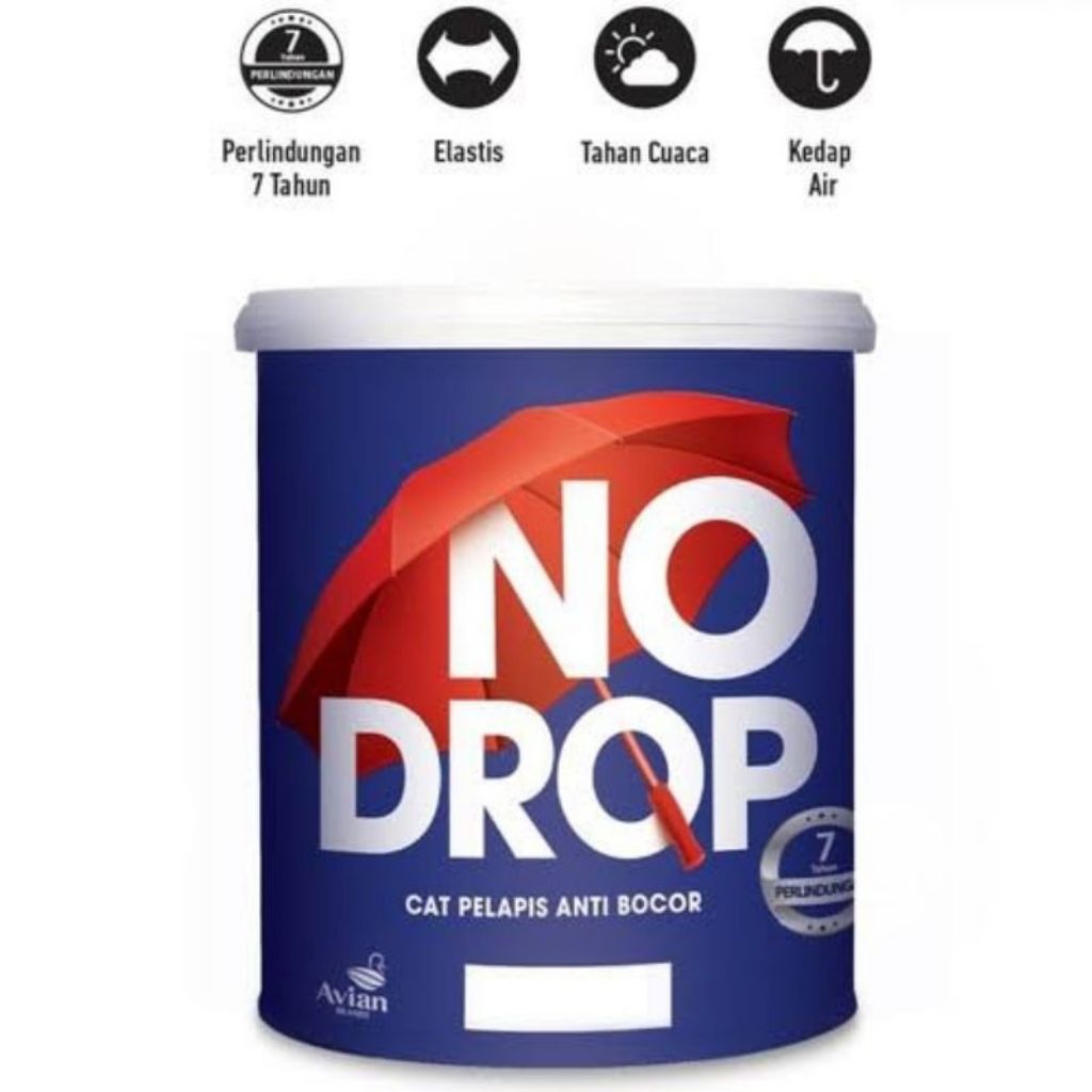 No drop 4kg cat dinding pelapis anti bocor