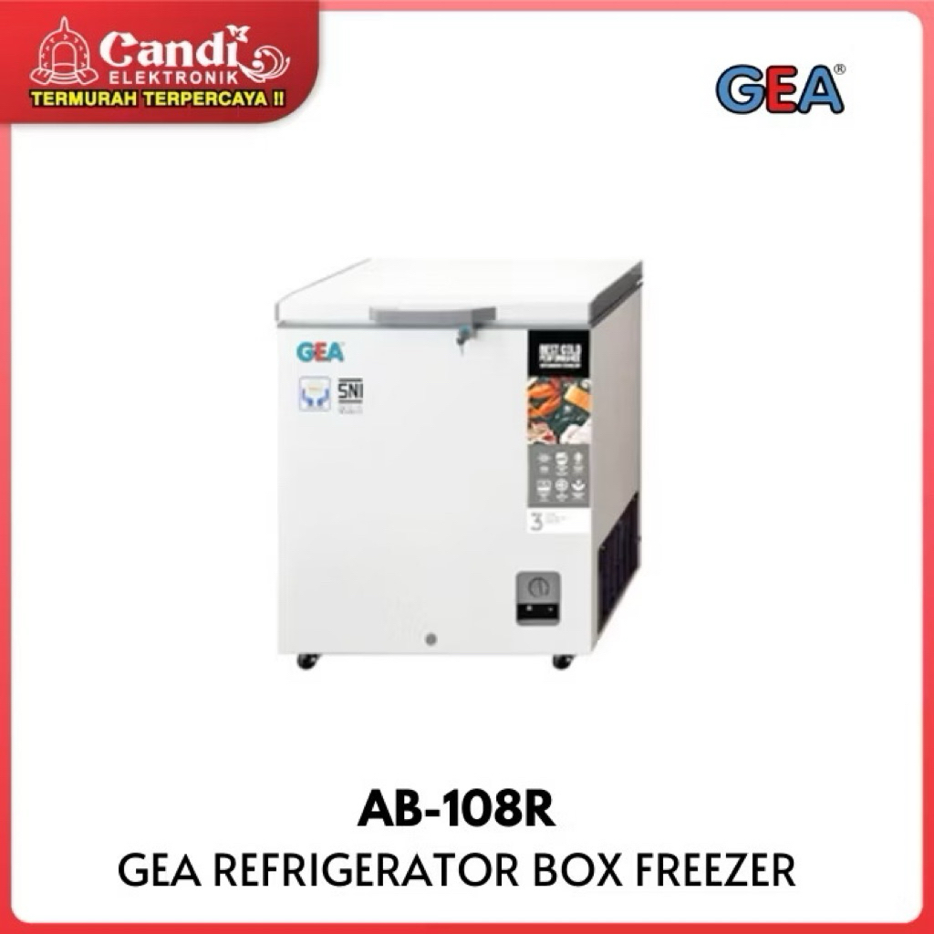 GEA Kulkas Box Freezer 100 Liter AB108R