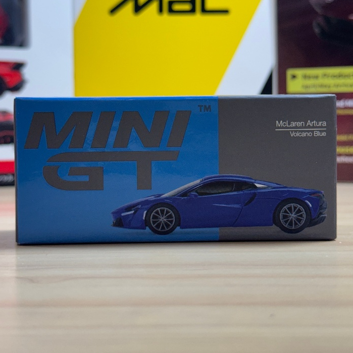 Mini GT Mclaren Artura Volcano Blue (430) Diecast