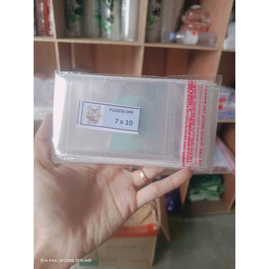 Plastik OPP 7x10 cm / Plastik OPP 7x10 cm isi 100