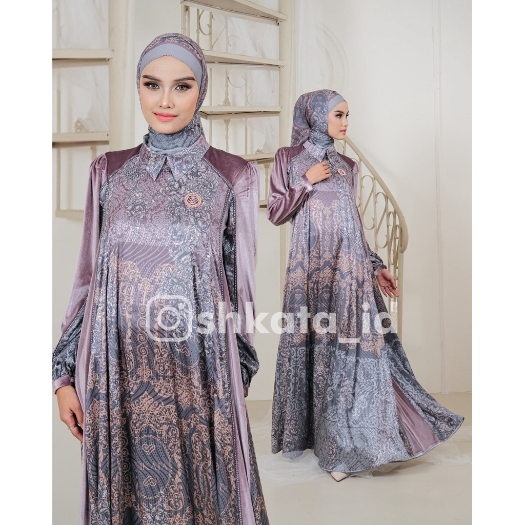 SHKATA- LANIKA DRESS ASKARA RAYA SERIES /GAMIS PRINTING PREMIUM BY SHKATA