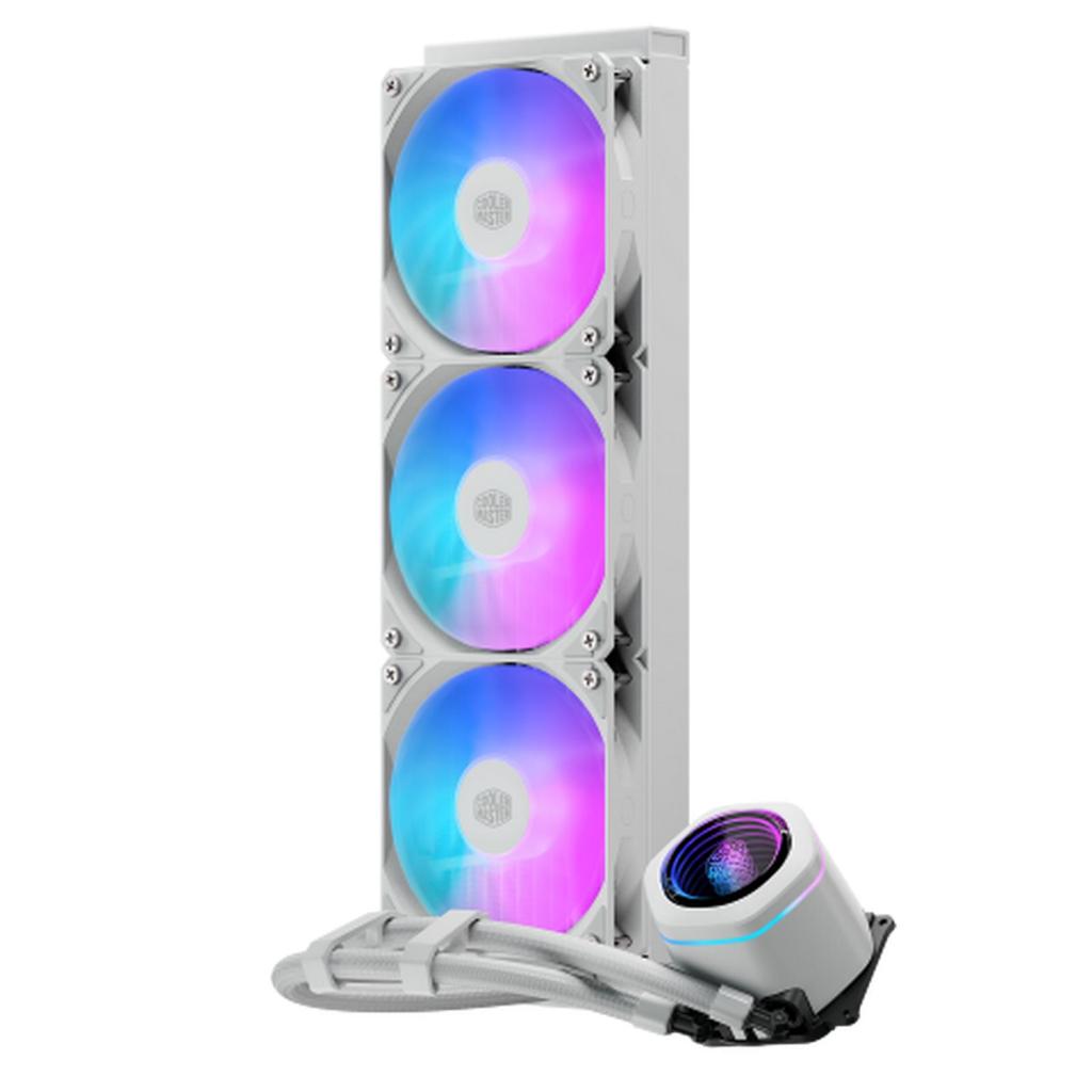 Cooler Master MasterLiquid 360 Core Nex ARGB AIO Liquid Cooler 360mm - WHITE