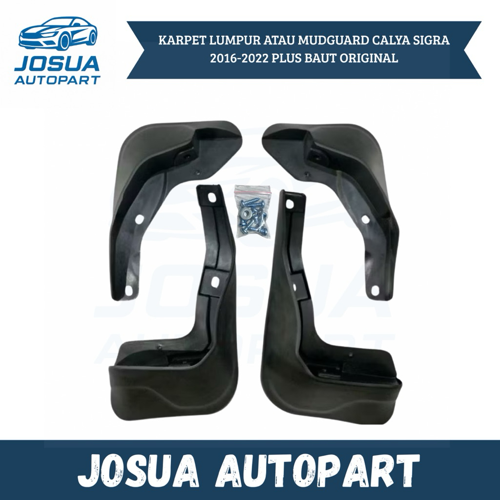 KARPET LUMPUR / MUDGUARD CALYA SIGRA 2016–2022 PLUS BAUT ORIGINAL