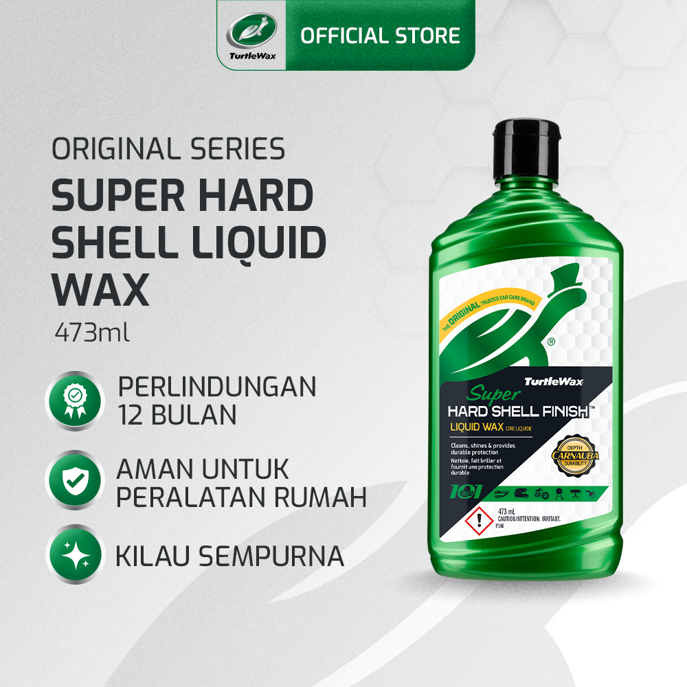 Turtle Wax Super Hard Shell Finish 473 mL Pengkilap Mobil Motor Helm