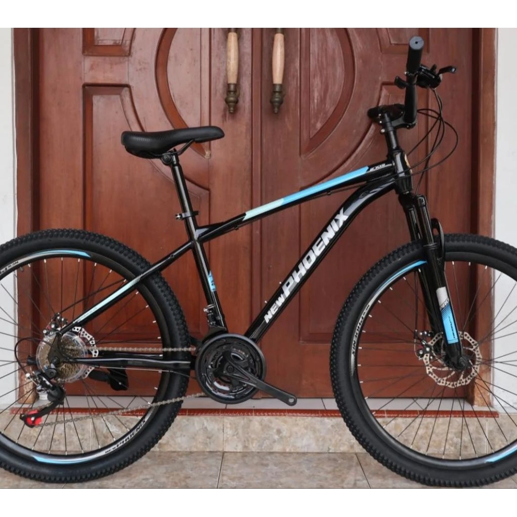 Sepeda MTB GUNUNG PHOENIX 24 INCH CAKRAM 3x7SPEED NEW PROMO