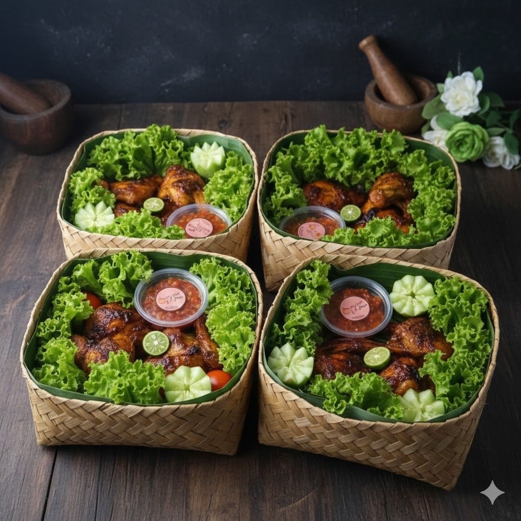 Hampers Ayam Bakar Edisi Idul Fitri / Lebaran 2026 Que Kitchen Ayam Bakar / Bingkisan / Parcel Ayam 