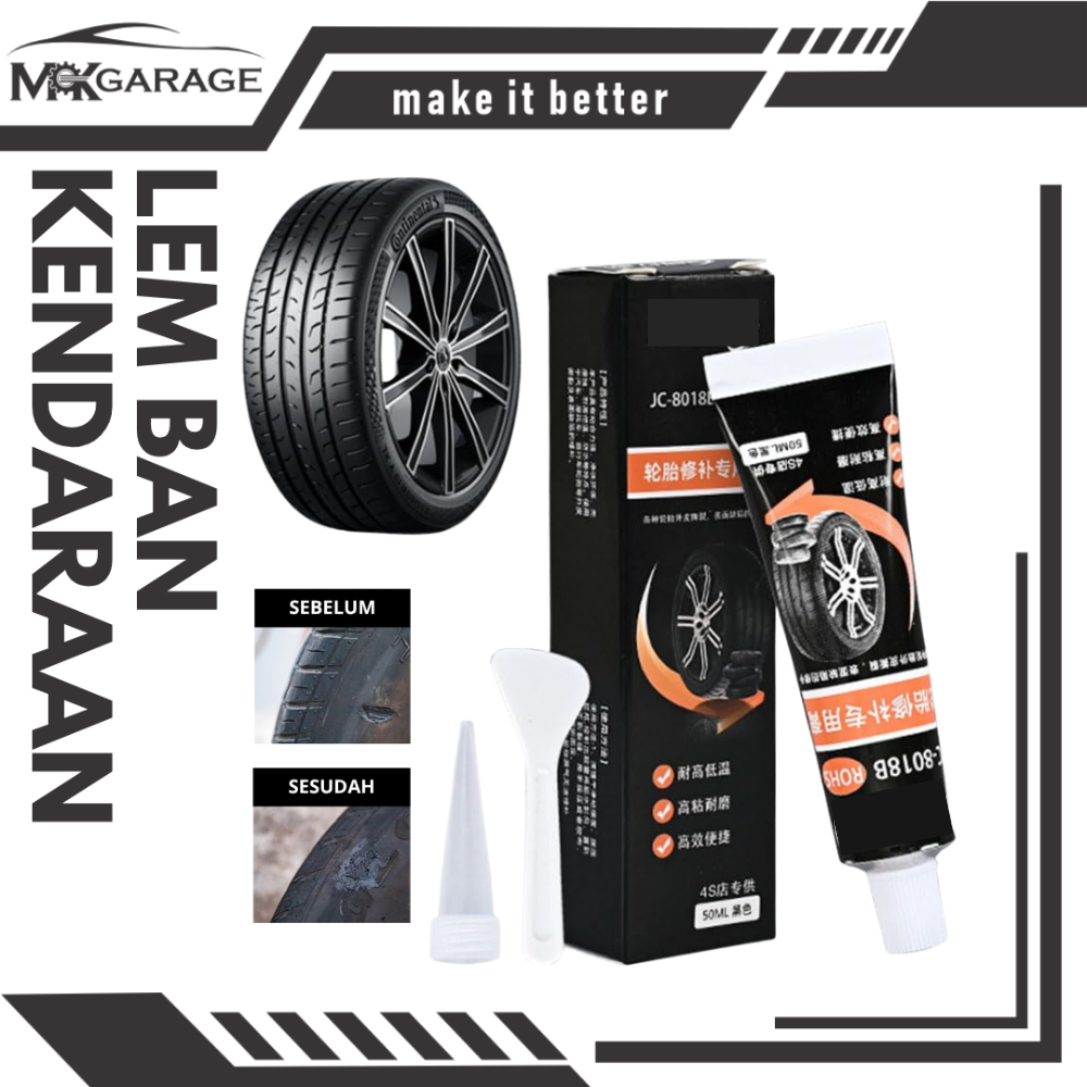 [MKGarage] Lem Ban Sobek - Lem Ban Retak - Lem Ban Motor Mobil - Lem Ban Tubeless - Lem Ban Pecah