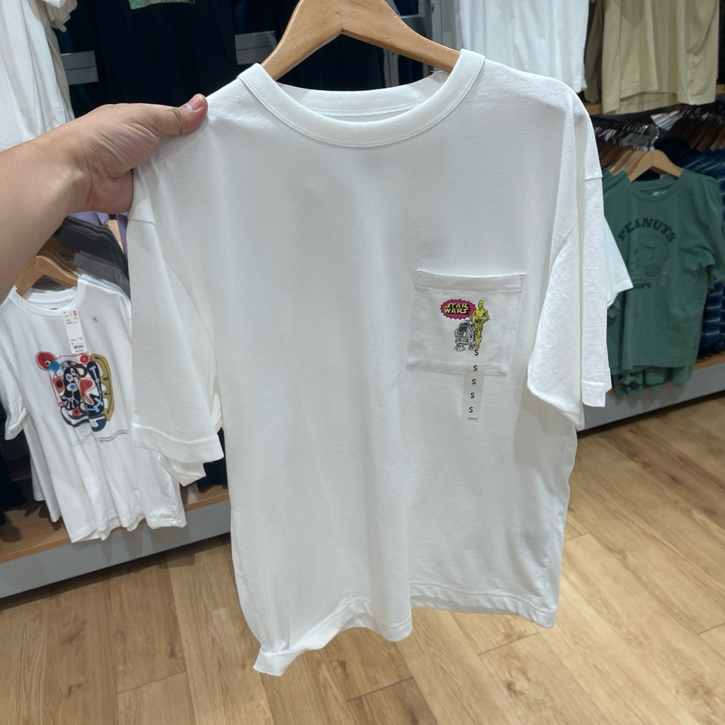 Tshirt Uniqlo Man MFA STAR WARS 00 white