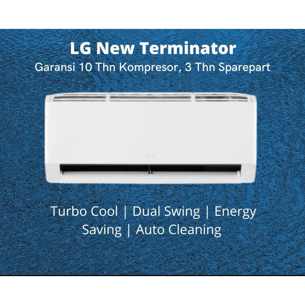 AC LG SPLIT 1/2 PK K05NSA TURBO COOL LOW WATT