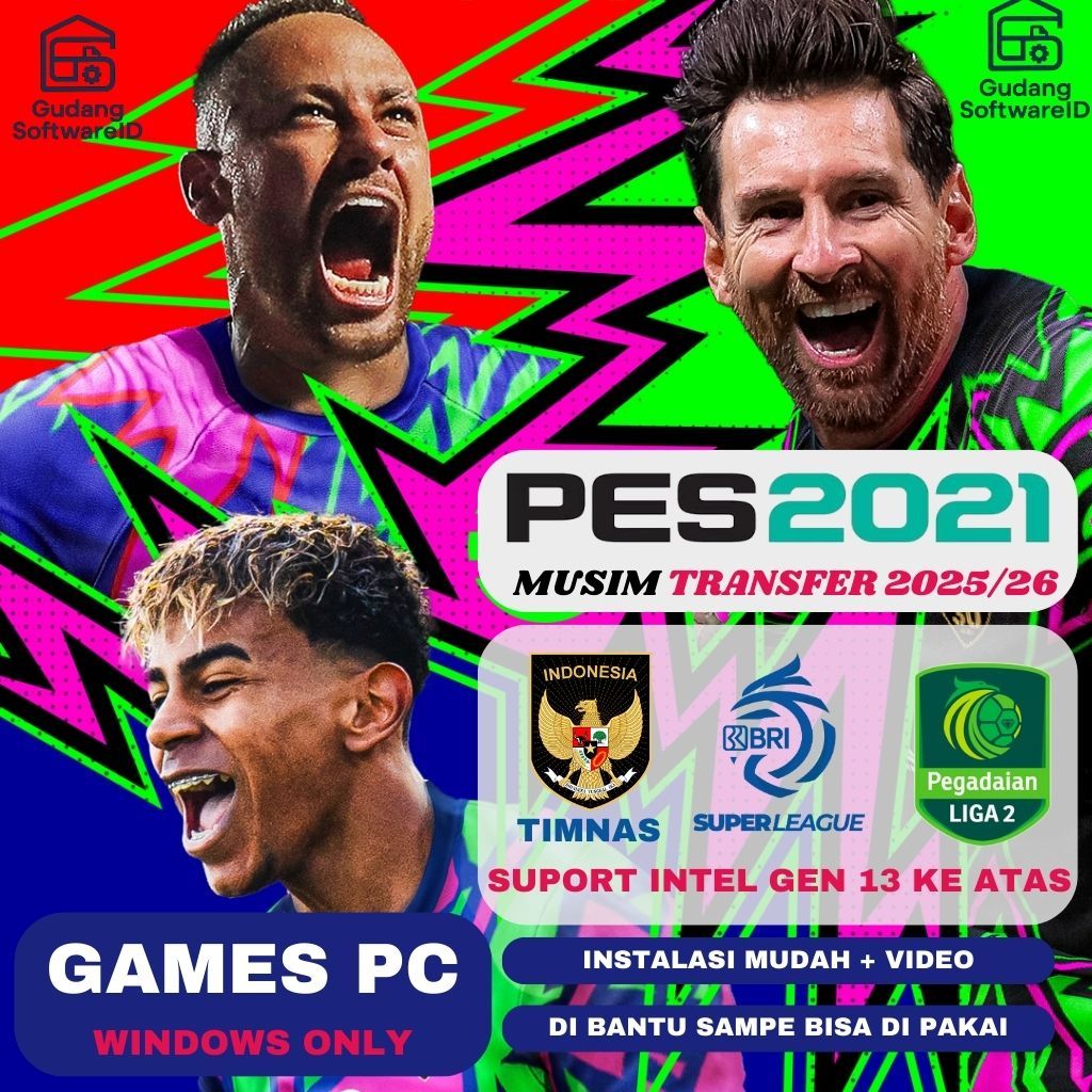 PES 2021 PATCH 2026 UPDATE MUSIM TERBARU LIGA BRI SUPER LEAGUE TIMNAS - GAME PC OFFLINE