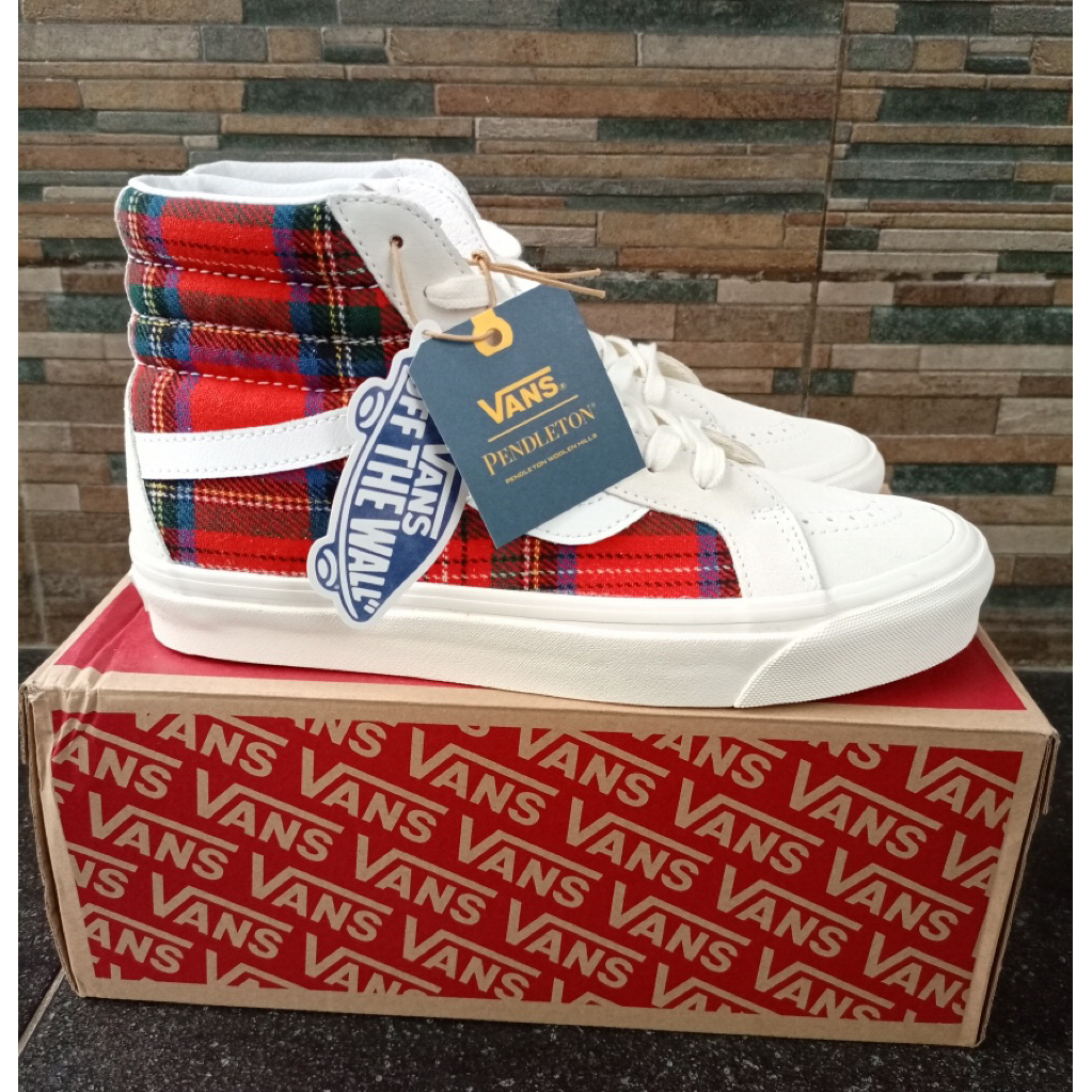Vans sk8hi x Pendelton 38 Dx Resmi Navya