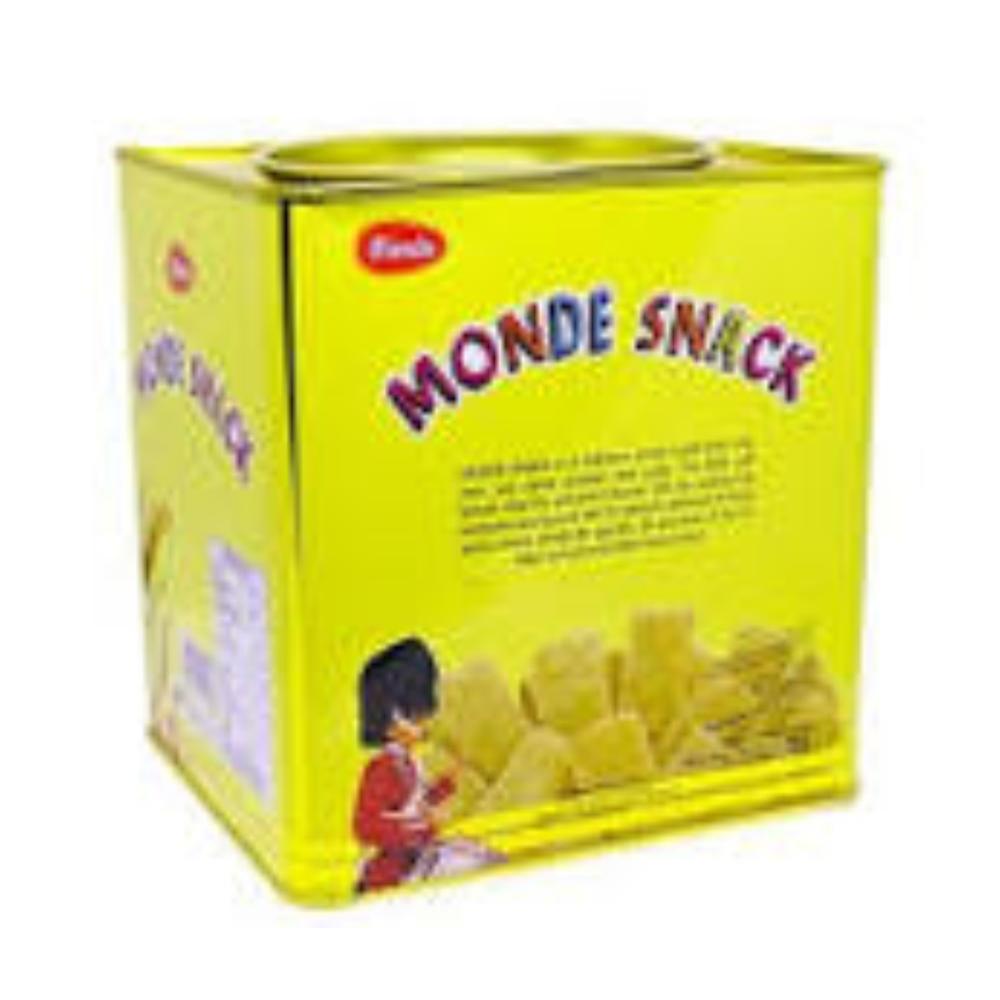 MONDE Snack Gold Crackers Biskuit Kaleng Enak untuk Hampers Lebaran Idul Fitri 450gr READY