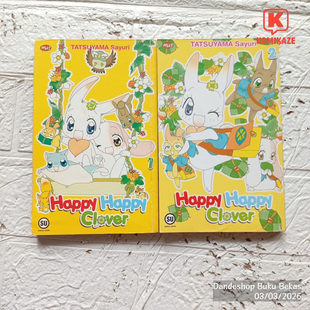 Happy Happy Clover - Manga by Tatsuyama Sayuri - Komik Bekas Preloved Original Cabutan