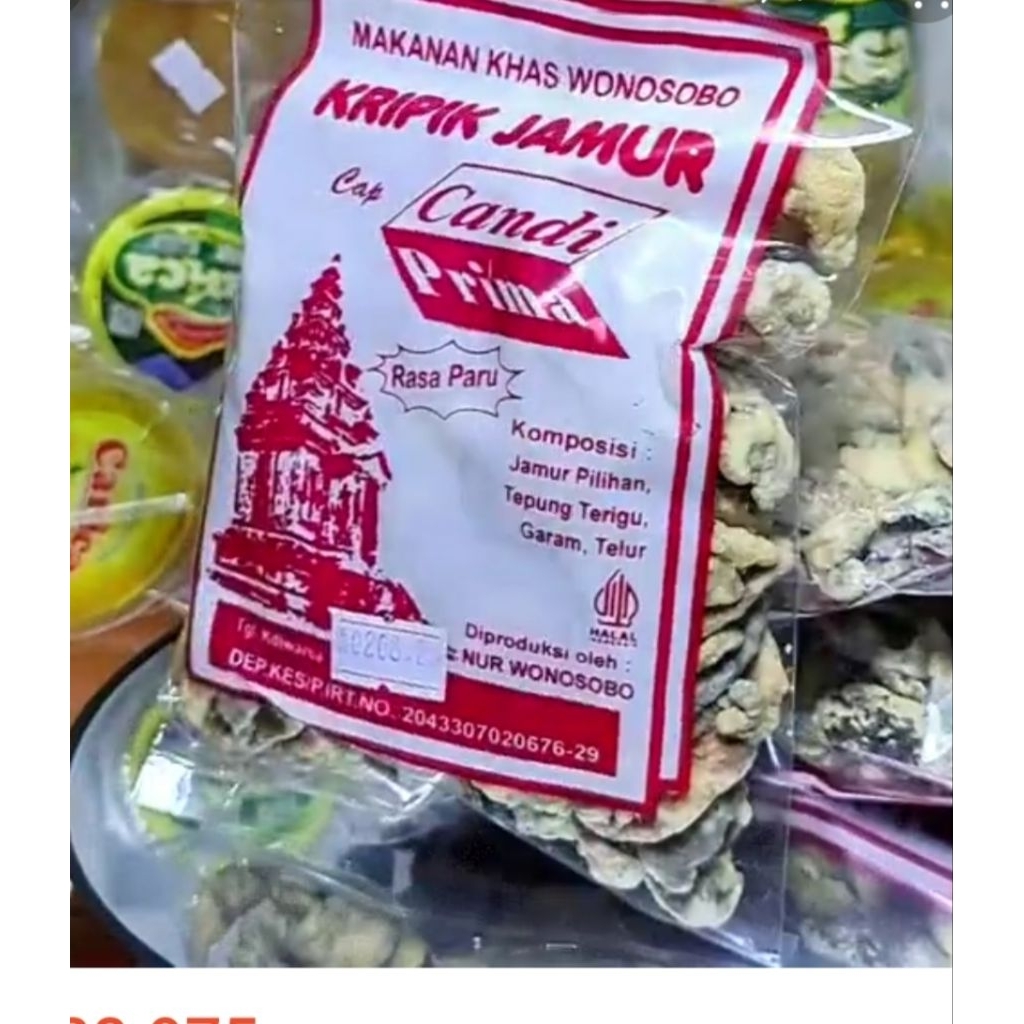KERIPIK JAMUR KANCING CEMILAN KHAS WONOSOBO RENYAH