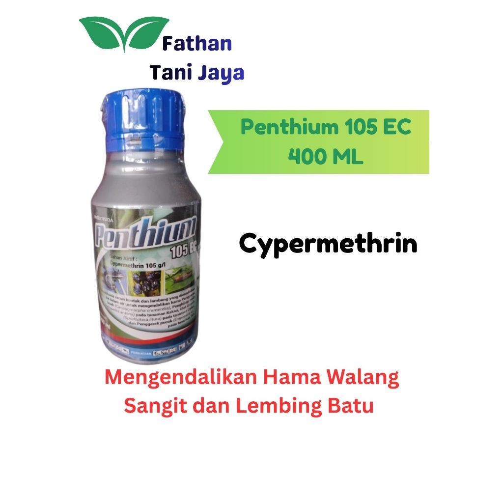 Insektisida Penthium 105EC Obat Ampuh Walang Sangit dan Lembing Batu - 400 ML