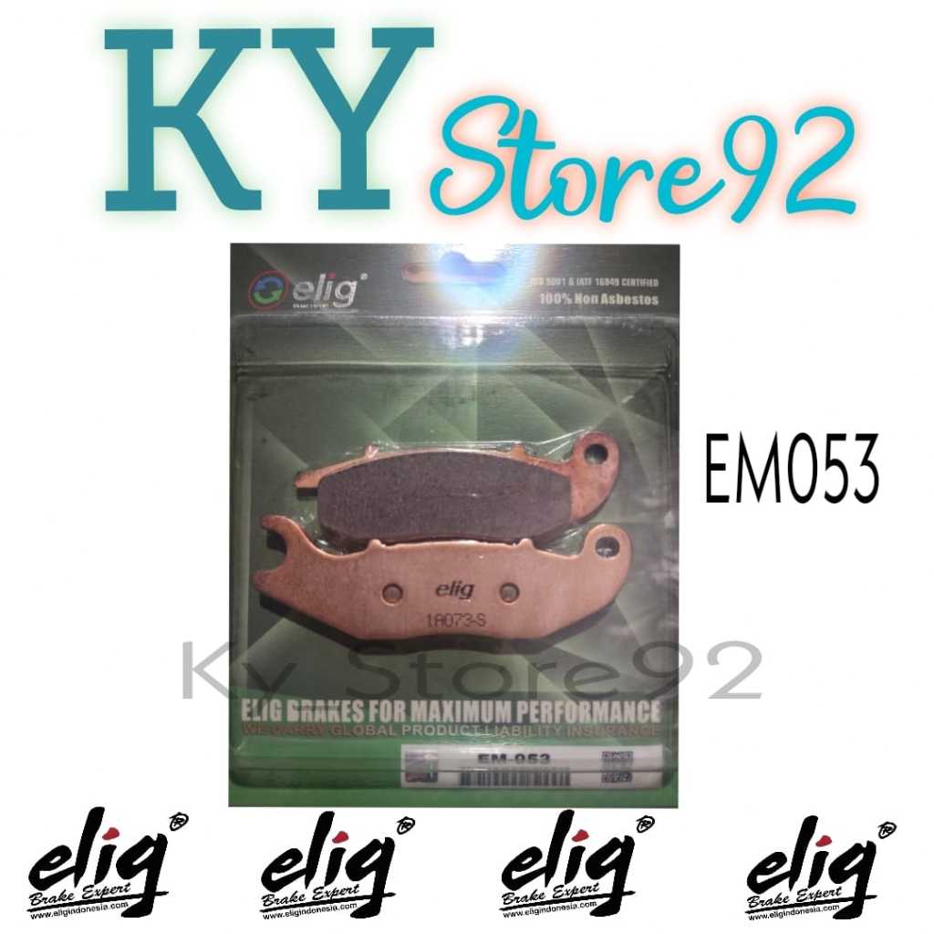 ELIG Kampas Rem Depan SINTER EM053 XL750 TRANSALP