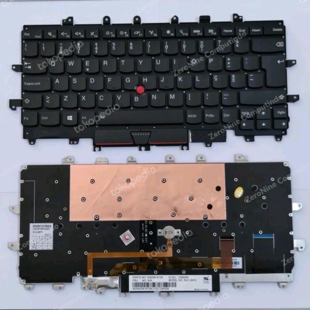 KEYBOARD LENOVO THINKPAD X1 CARBON GEN 4 20FB 20FC