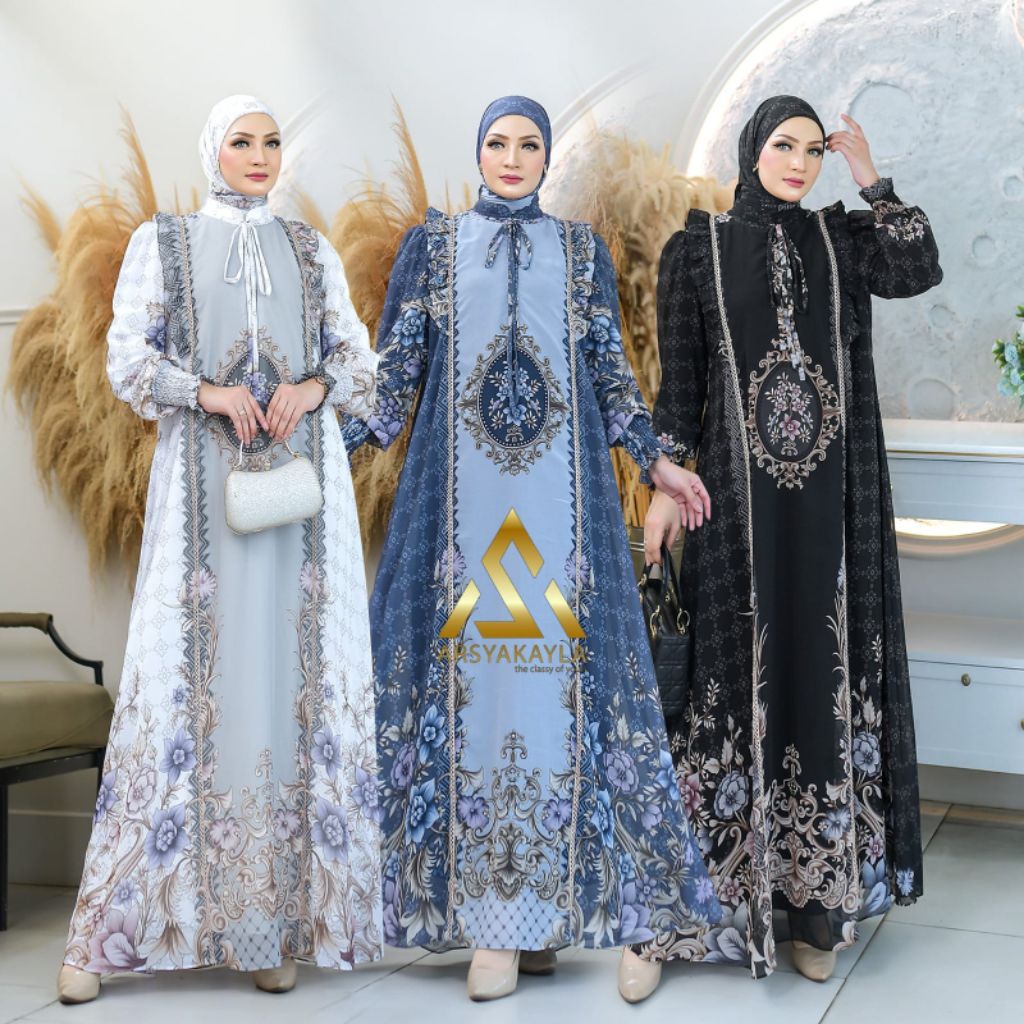 Ayana vol2 by ArsyaKayla set gamis motif cantik