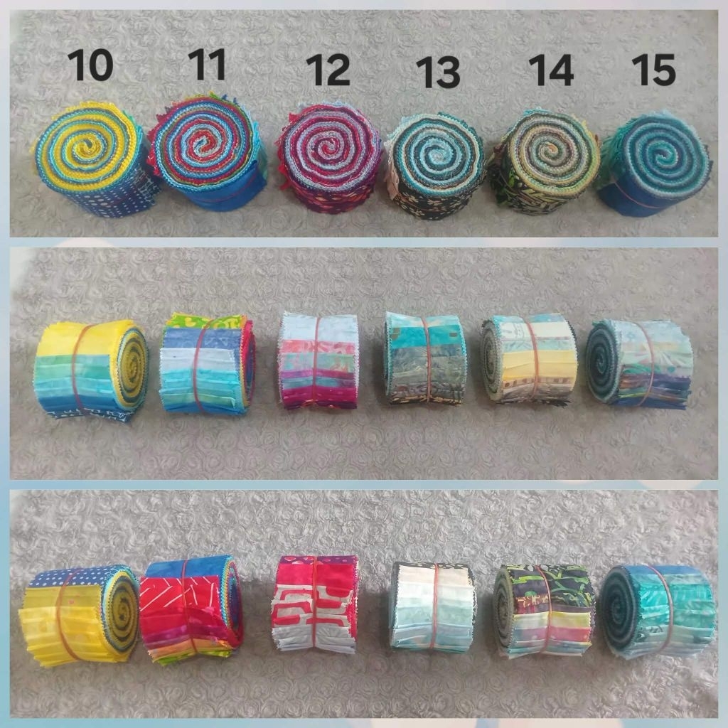 Kain Perca Katun Bali Batik - Jelly Roll