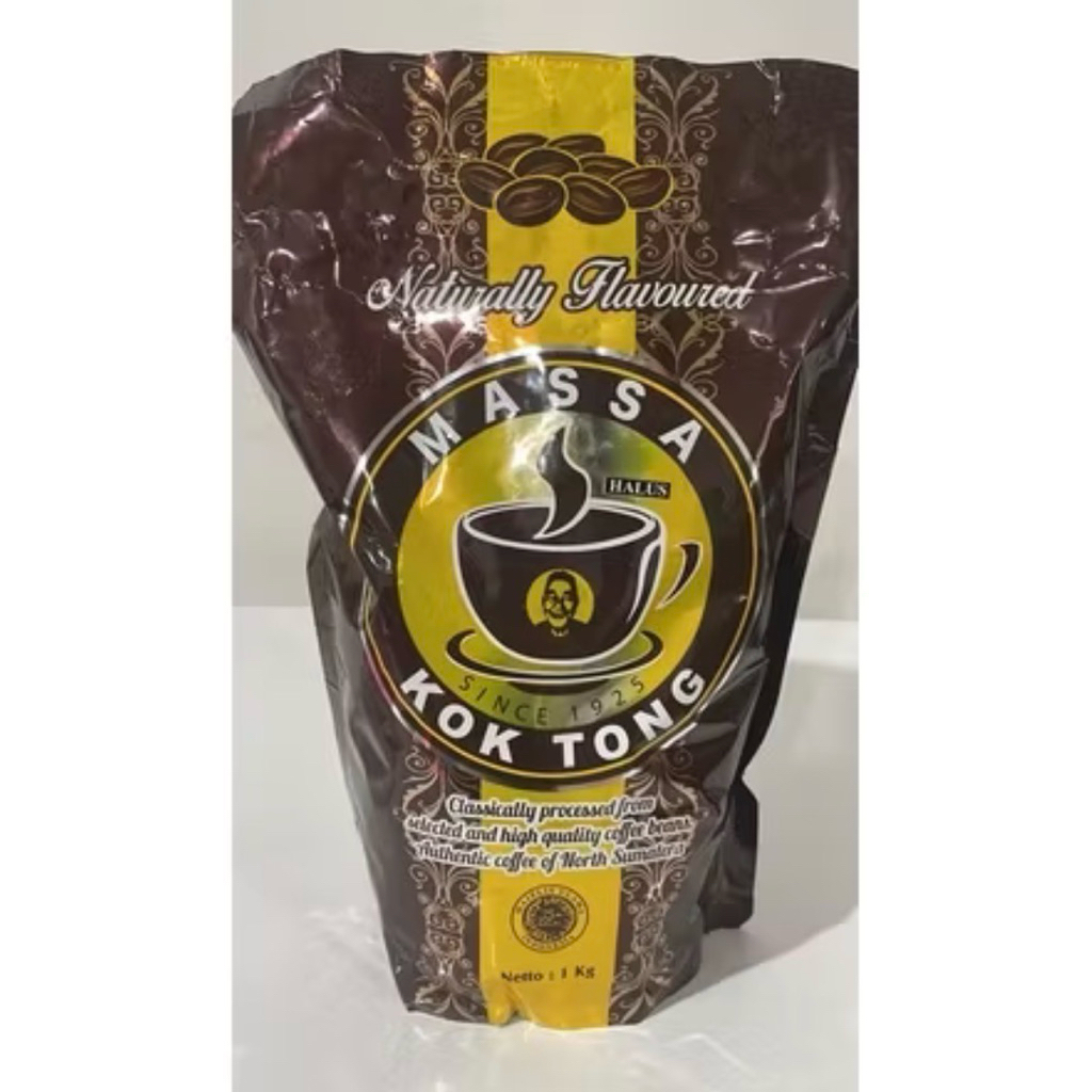 Bubuk kopi KokTong 1kg asli siantar halus/kasar kok tong