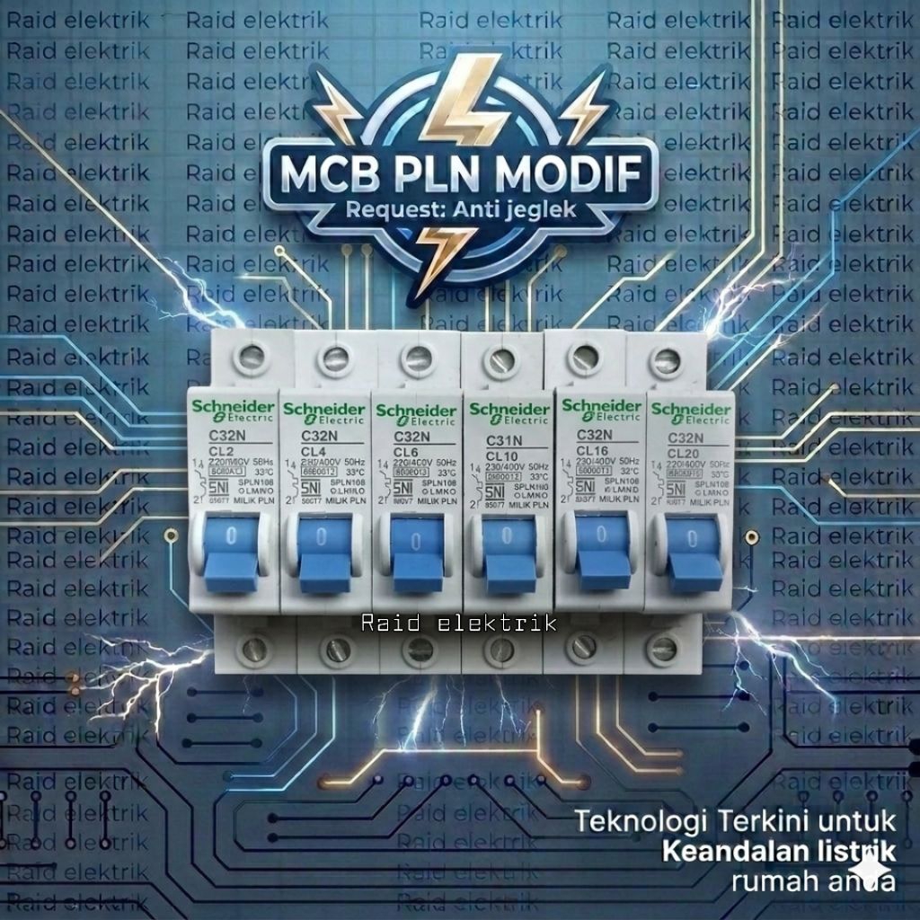 MCB Modif PLN Anti jeglek seperti 10a modif 2a bisa Request